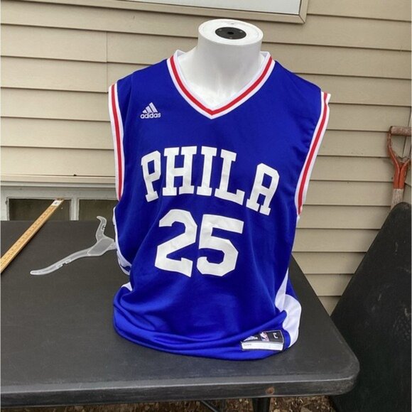 cowgirl argyle boho cozy grandpa dad Adidas Mens Blue Dri-Fit Jersey Size large - Picture 1 of 5